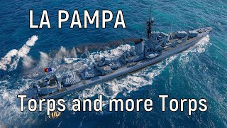 World of Warships - X La Pampa Replay, torps and more torps