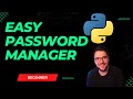 Student Cyber Security Project |  Build a Python Password Manager