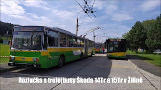 Rozlučková jízda s trolejbusy Škoda 14Tr a 15Tr v Žilině