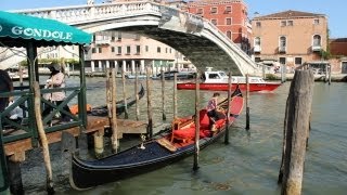 Famous Gondola Ride in Venice Italy