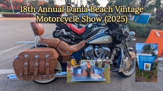 Motorcycles - 18th Annual Dania Beach Vintage Motorcycle Show \u0026 classic cars (25/01/2025).