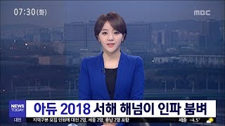 [대전MBC뉴스]아듀 2018 서해 해넘이 인파 붐벼