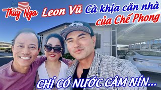 Leon Vũ cà khịa căn nhà của Chế Phong.. chỉ có nước Câm Nín …