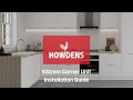 Howdens 931mm Corner Unit Installation Guide