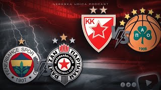 Evroliga - analiza utakmica 7. kola: Fenerbahce-Partizan 89:72 / Crvena zvezda-Panathinaikos 77:81