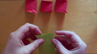 Origami Magic Rose Cube (Valerie Vann) - Tutorial (Valentines´s Day)