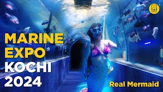 Marine Expo 2024 and Onam Fair at Kochi. Real Mermaid. #marineexpo2024 #onamfair  #onam