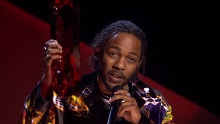 Kendrick Lamar wins International Male Solo Artist | The BRIT Awards 2018