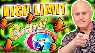 High Limit Brazil Slots Pays Gigantic 🐟 $45 Max Bet Hits Tons of Butterflies!
