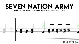 Seven Nation Army   Trinity Rock & Pop Drums Grade 1 (OLD)