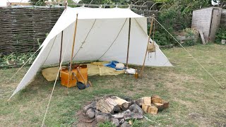 Traditional Oilskin bedroll, Whelen tarp \u0026 Canoe voyagers kit - Steven Le Say