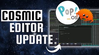 Pop!_OS Cosmic Desktop introduces NEW Text Editor.. with VIM