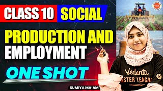 Production and Employment | Class 10 one-shot | Sumiya Ma'am | Social Studies