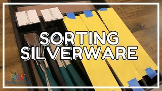 LIFE SKILLS AT HOME: Sorting Silverware | Using Material \u0026 Visual Supports