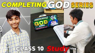 How i COMPLETED PRASHANT BHAIYA's GOD SERIES || how I am spending time as a CBSE 10th grader 😮🔥