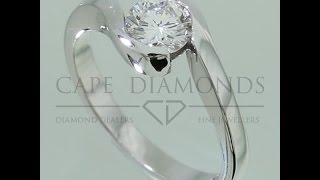 Polished platinum split band #Capediamondsplitbands