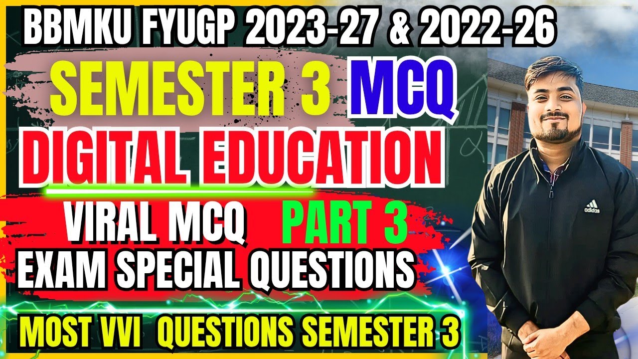 Semester 3 Digital Education Viral Questions рџ ґ Bbmku Sem 3 Digital