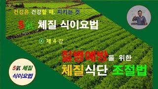 5기 체질식단, 체질식이요법의 효과