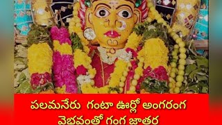 పలమనేరు  గంటా ఊర్లో అంగరంగ వైభవంతో గంగ జాతర