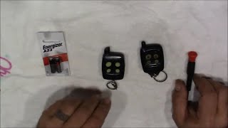 XJ-Cosmo - Episode 13 | Change Batteries on Crimestopper CoolStart Remote Start System A23 | Jeep