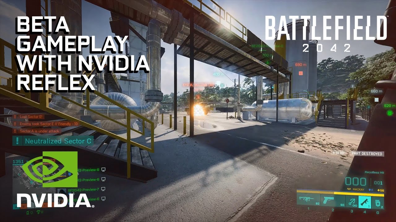 Battlefield 2042 Open Beta Gameplay With NVIDIA Reflex - YouTube