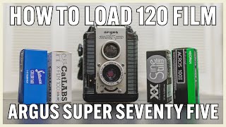 How To Load 120 Film In Your Argus Super Seventy Five Film Camera