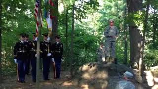 Gen. Frank Grass, chief of the National Guard Bureau, speaks at Gettysburg