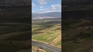 Landing at Lamezia Terme international airport italy