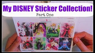 My Disney Sticker Collection, Part1 | DISNEY PLANNER STICKERS!
