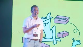 An Idea behind Cartoon | Satish Acharya | TEDxMITE