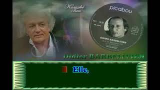 Karaoke Tino - Didier Barbelivien - Elle