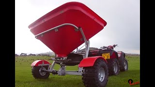 Walco 10bag atv fertilizer spreader