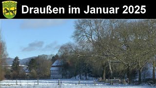 Draußen im Januar 2025. Ein Spaziergang durchs Wolfhager Land