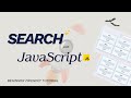 Build a Responsive Search Bar | JavaScript Basics Explained