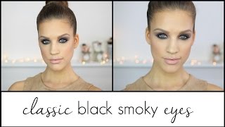 How to: Classic Intense Black Smoky Eyes