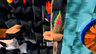 Crash 1 Beta - Cavern, Cliff, and Waterfall Levels w/ SFX