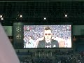 2009.6.10 w杯アジア最終予選 日本vsカタール 国歌斉唱 石井竜也さん