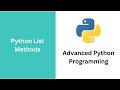 Python List Methods: Everything You Need to Know! (Part 1 Adding Items to the List)