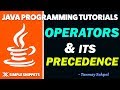 Operators in Java & Operator Precedence with Program Example | Java Tutorials for Beginners