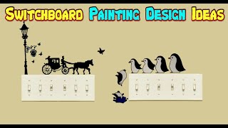2 simple and easy switchboard painting ideas | Switchboard painting idea | wall painting design idea