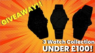 *GIVEAWAY!!* I Built a 3 Watch Collection for UNDER £100!