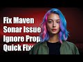 Fixing Maven Sonar Analysis: Ignoring sonar-project.properties Issue