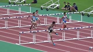 男子A110mH_決勝1組_2019年度第7回札幌中学選手権20190731