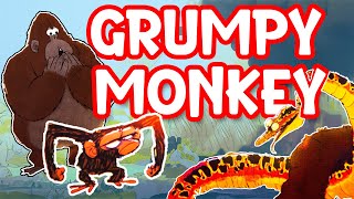 🧸📒 Learning How To Deal With Being ANGRY | Grumpy Monkey A Wonderful Story Book For Kids Read Aloud