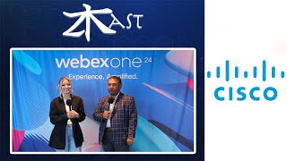 2024 ZKast #137 with Monica Naim of Cisco Webex at WebexOne on Covenant House