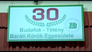 30 éves a Budafok-Tétény Baráti Körök Egyesülete