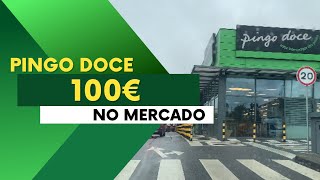 TUDO O QUE EU COMPREI COM 100£ NO PINGO DOCE AQUI EM PORTUGAL 2024 🇵🇹