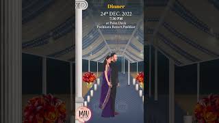 Animated Caricature Wedding Invitations || Full Wedding Invitation 2023