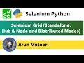 Selenium Grid (Standalone, Hub and Node and Distributed Modes) - Selenium Python