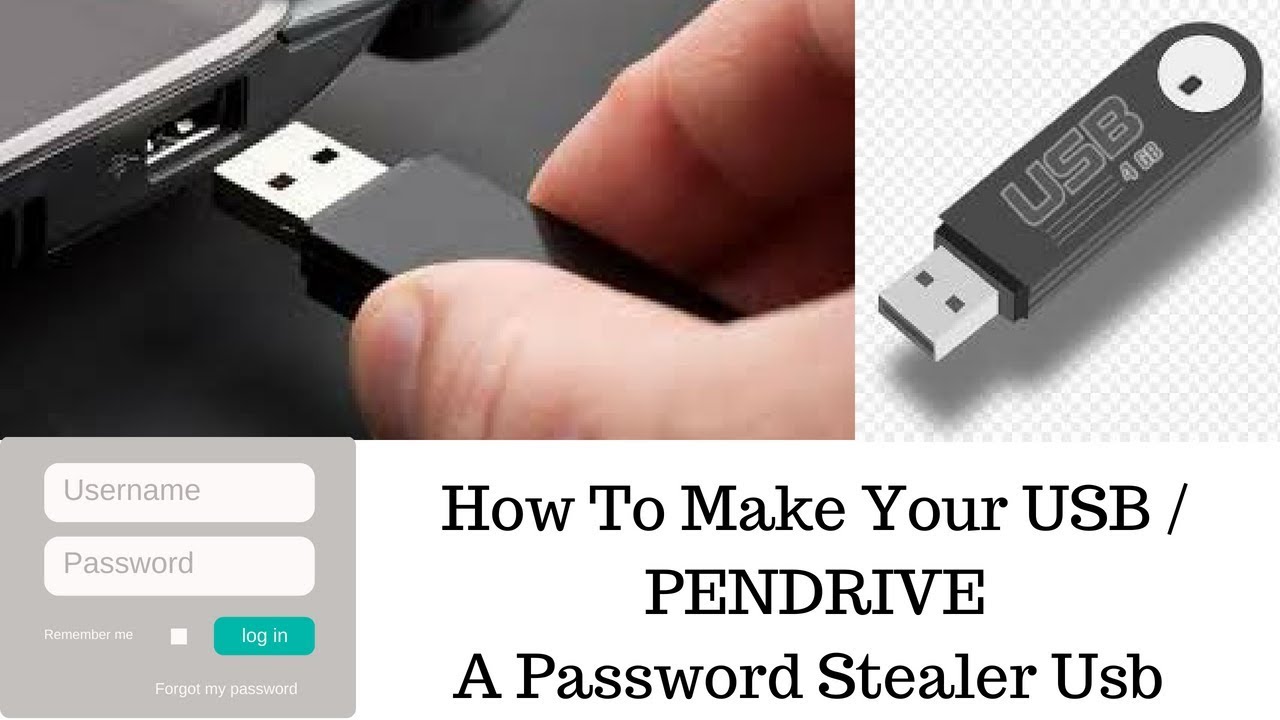 How To Make A Password Stealer USB (Pendrive) By Zeeshan Mirza - YouTube